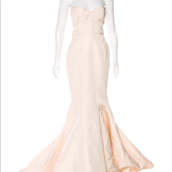 Zac Posen Dresses & Skirts - SOLD Zac Posen Runway Couture Ivory Silk Gown 4